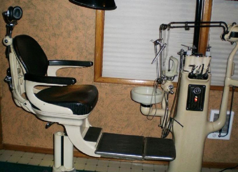 Vintage dental chair for sale deals