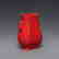 A Chinese Oxblood Flambe-Glazed Porcelain Vases - 3