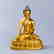MING GILT BRONZE CROWNED SHAKYAMUNI BUDDHA