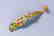 Gilt bronze hook Crawl Dragon inlaid jade gem belt buck - 5