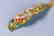 Gilt bronze hook Crawl Dragon inlaid jade gem belt buck - 7