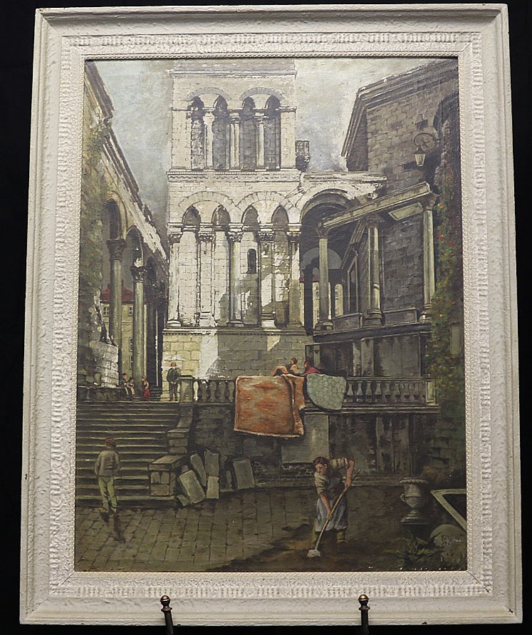 Untitled Streetscape by Dorgen 1945 (1 of 3)