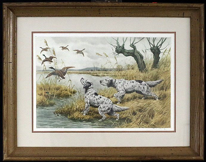 Dogs Hunting by Unknown Artist (1 of 4)