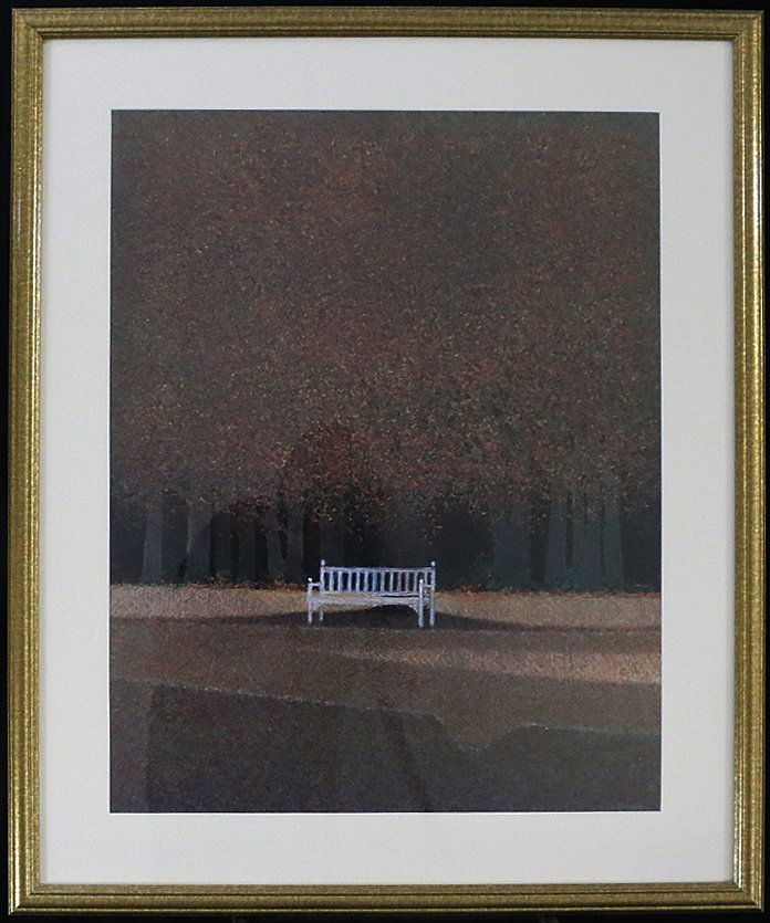 La Banc Blanc The White Bench by Andre Bourrie (1 of 3)