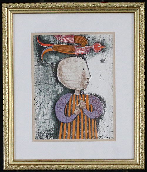 Bird On Head by G. Rodo Boulanger (1 of 3)