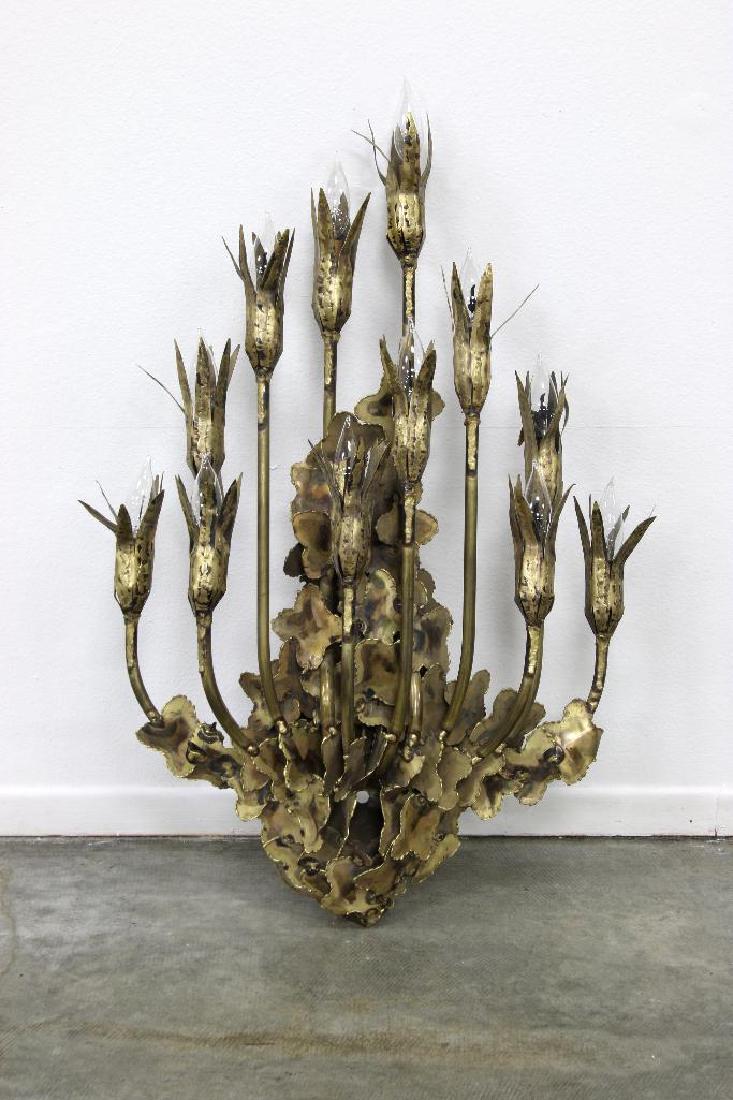 Brutalist Candelabra Sconce, Attributed to Tom Greene (1 of 2)