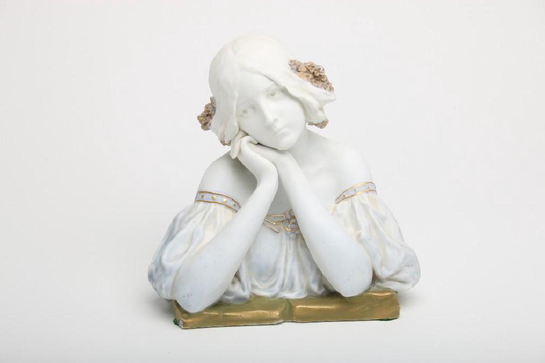 Ernst Wahliss Amphora Bust Art Nouveau Woman (1 of 9)