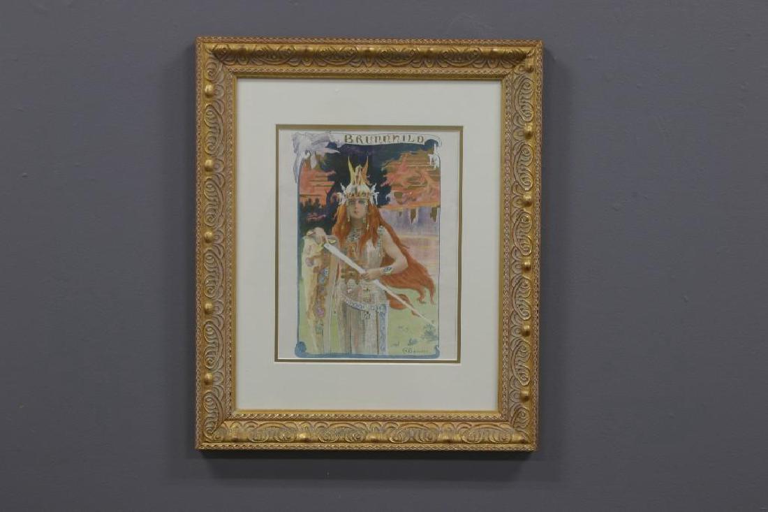 Gaston Bussiere Art Nouveau Illustration Art Brunnhild (1 of 4)