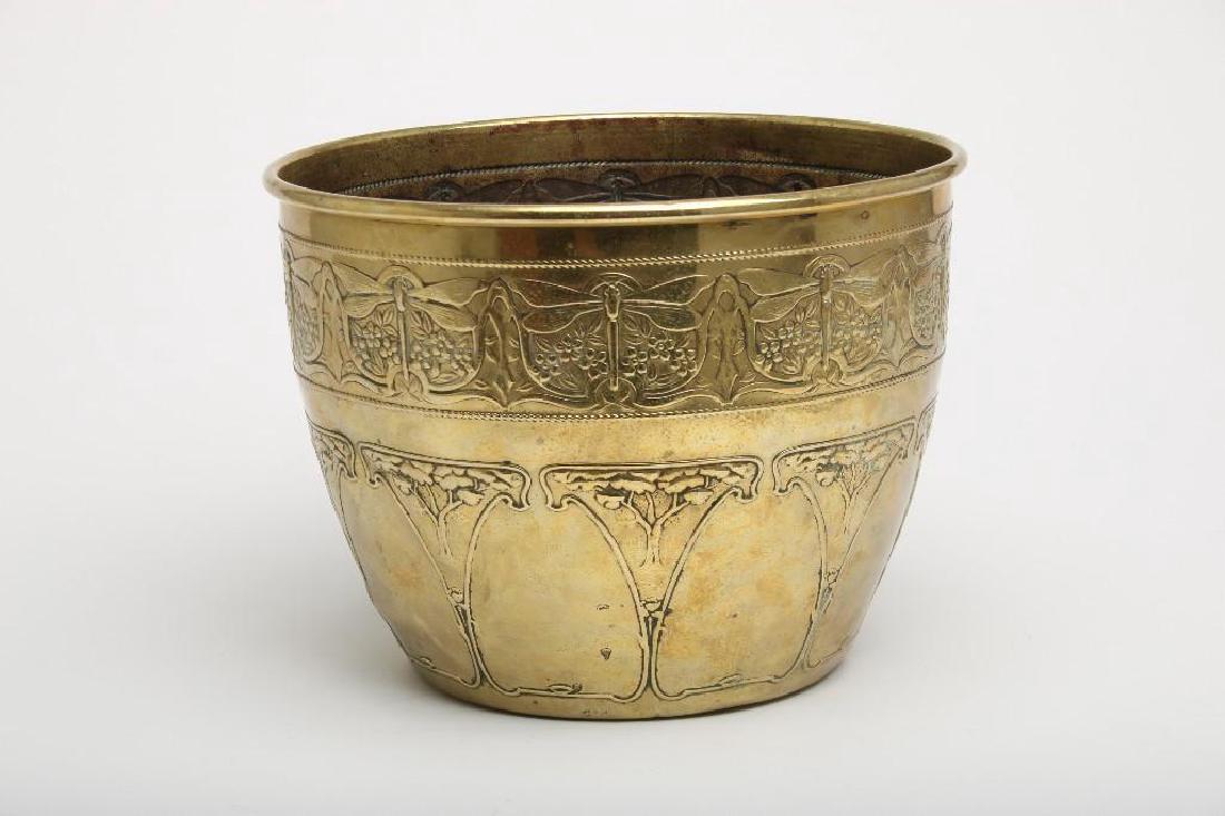 French Art Nouveau Brass Jardiniere Planter Unis France (1 of 7)