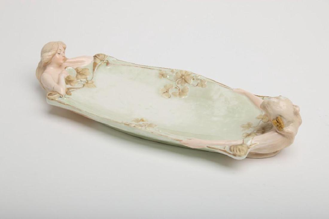 Ernst Wahliss Amphora Austrian Figural Vanity Tray (1 of 7)