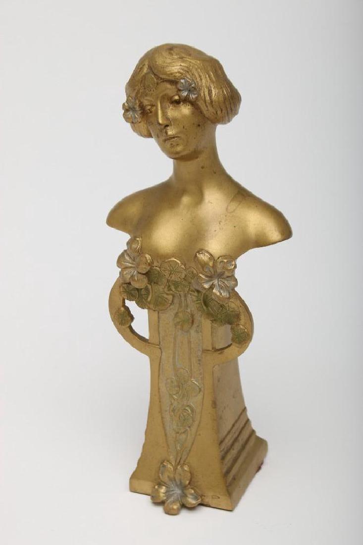 Art Nouveau Portrait Bust Charles Korschann Hans Muller (1 of 10)