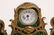 Art Nouveau Tri-fold Portrait Panel Vanity Desk Clock - 2