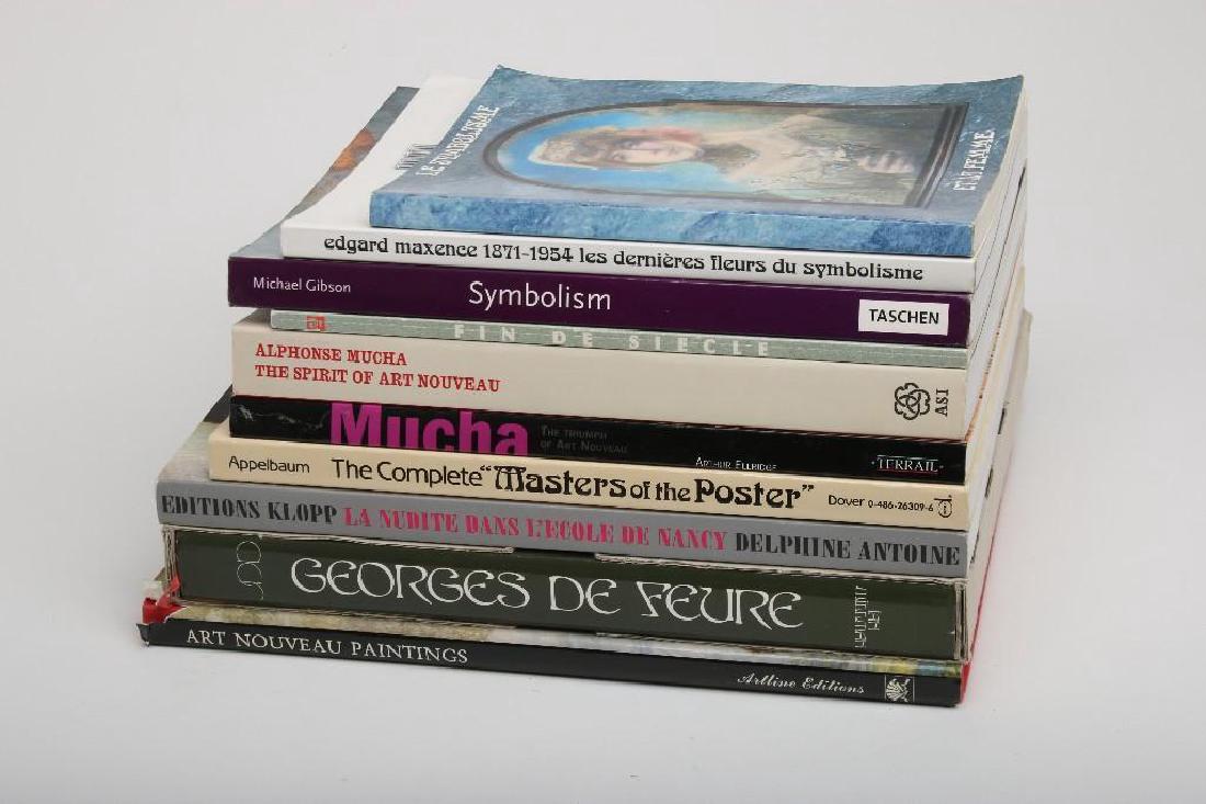 Group 10 Books Art Nouveau Paintings Painters Reference (1 of 1)