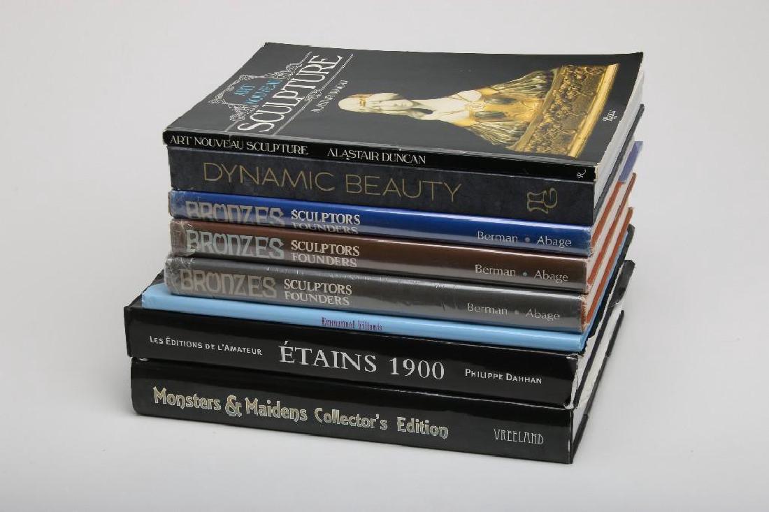 Group 8 Books Art Nouveau Bronzes Sculptors Reference (1 of 1)