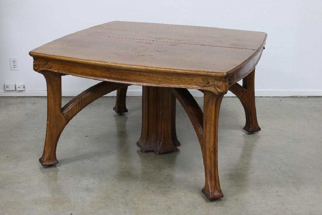 Art Nouveau Walnut Extension Dining Table L Majorelle (1 of 6)