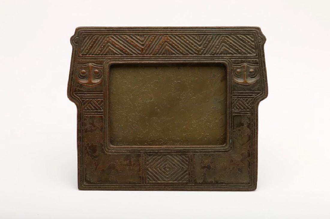 Tiffany Studios Bronze American Indian Calendar Frame (1 of 6)
