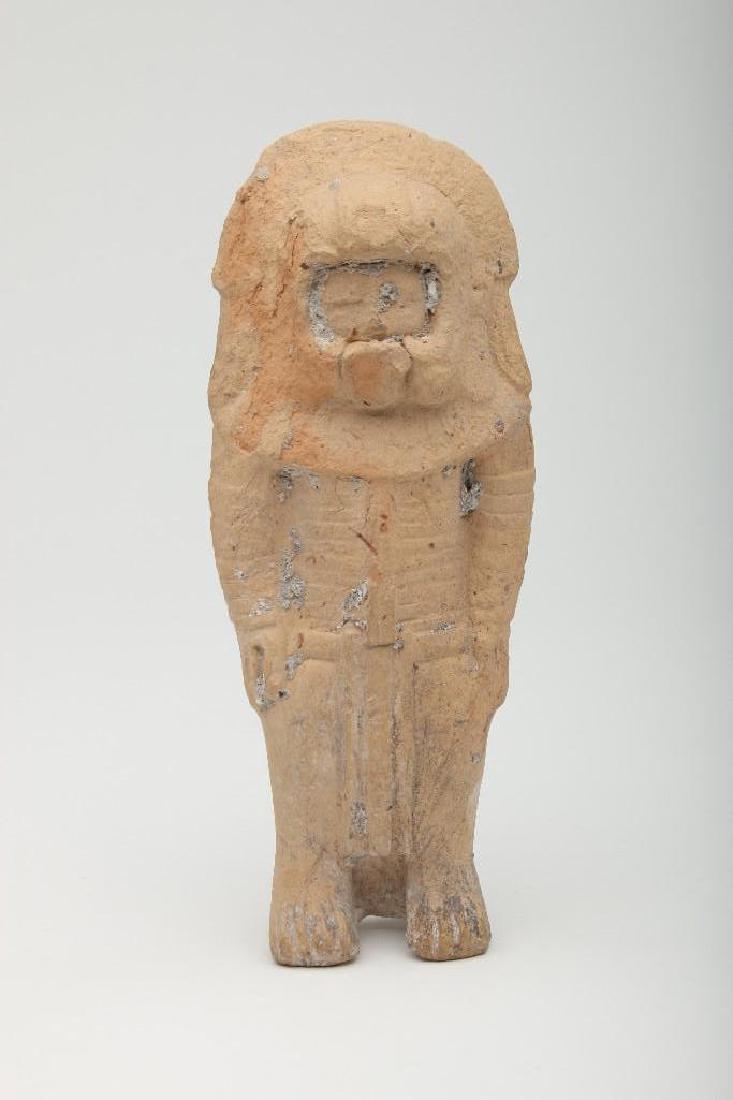 Pre Columbian Small Earthenware Figural Artifact (1 of 3)