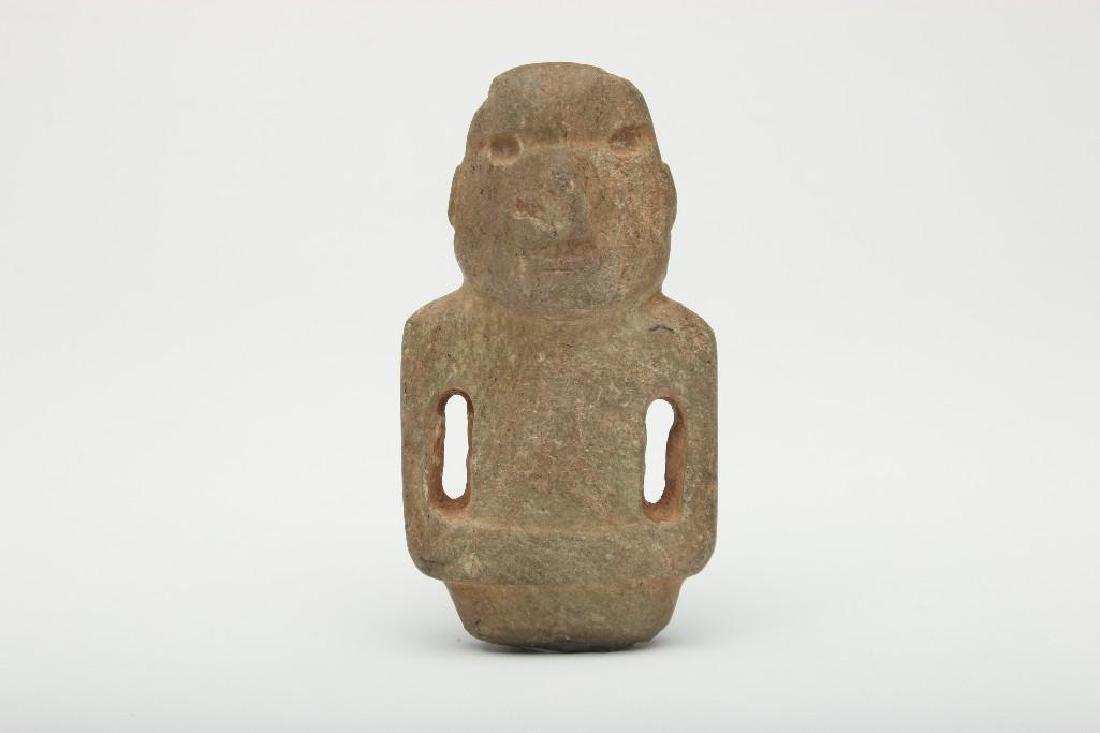 Small Pre Columbian Carved Stone Figural Artifact (1 of 4)