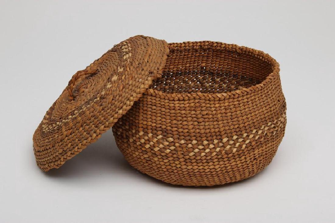 Northwest Coast Basketry Covered Box Banding (1 of 4)