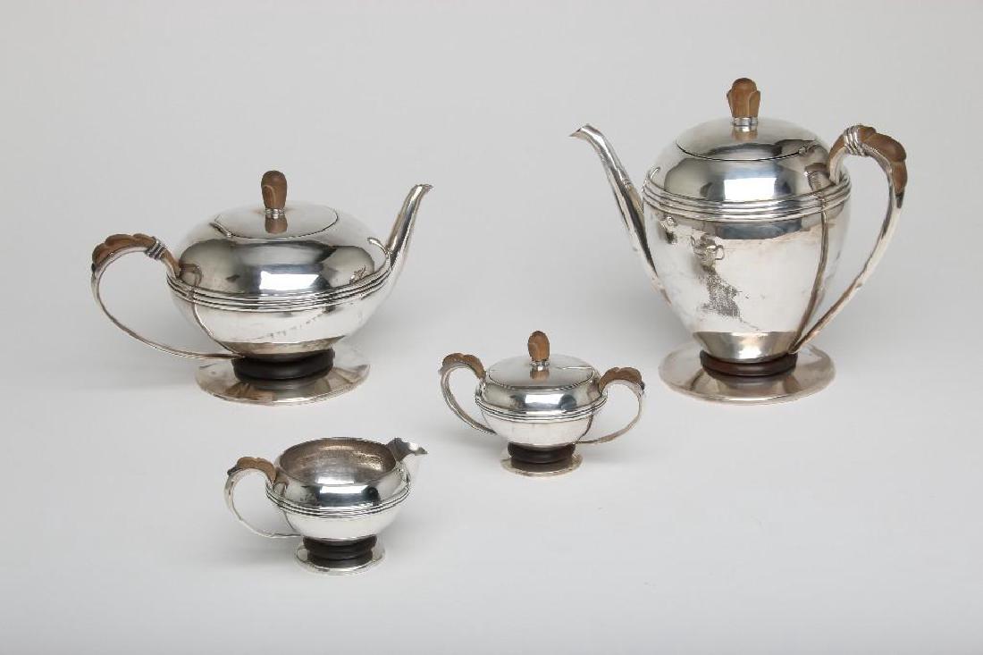 William Spratling Mexican Silver 4pc Coffee Tea Service (1 of 10)