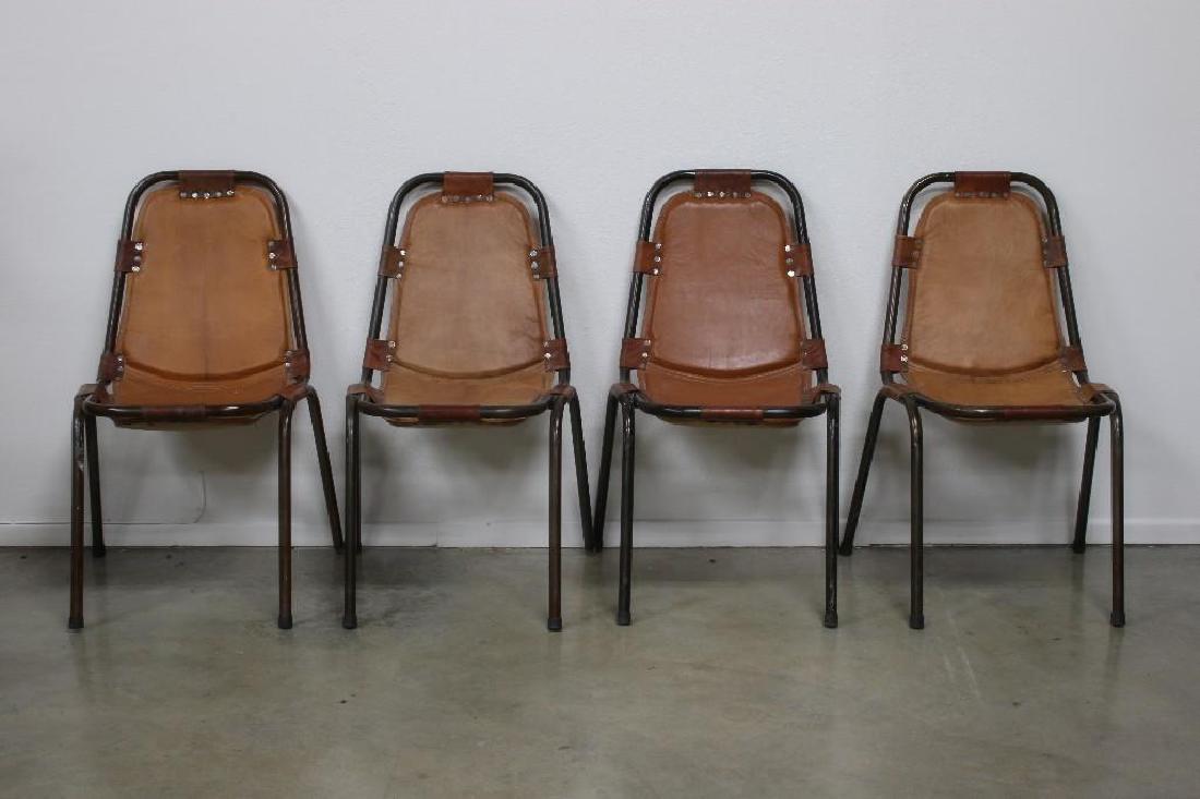 Charlotte Perriand Les Arcs French 1960s Leather Chairs (1 of 3)