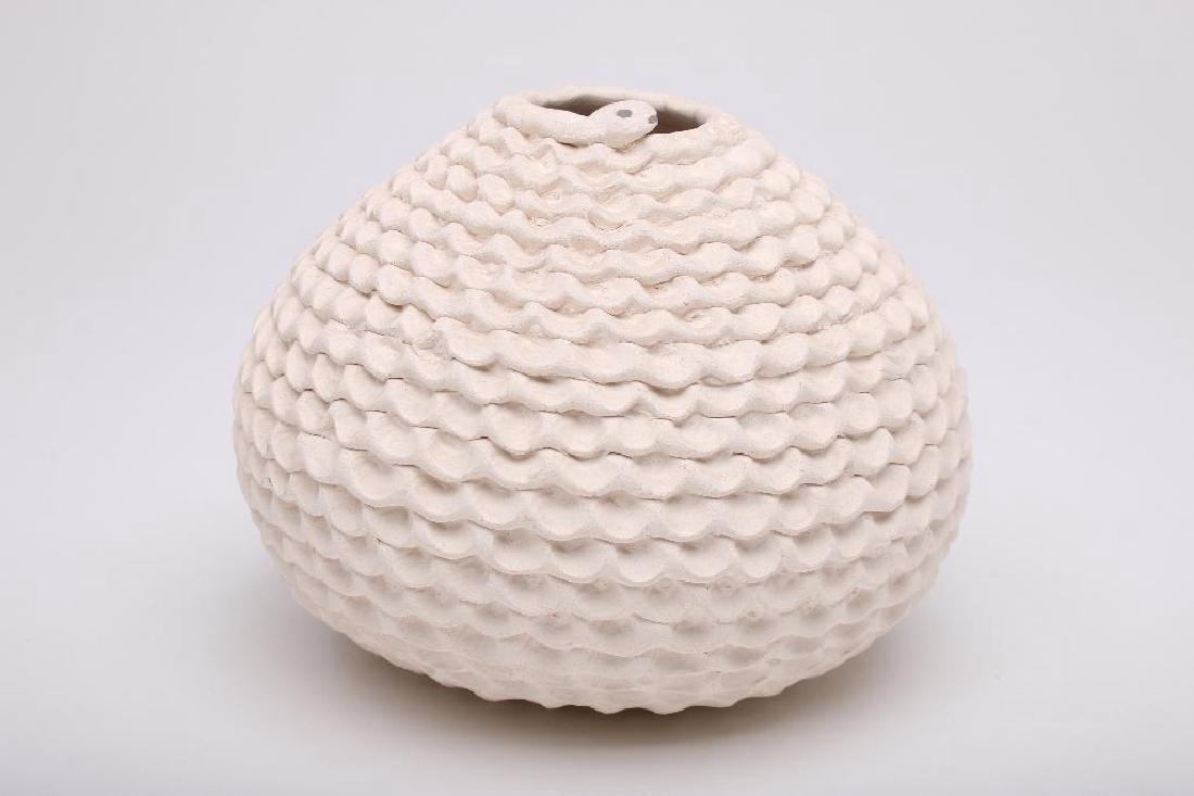 Jackie Shutiva Histia Acoma Pueblo Pottery Snake Pot (1 of 6)