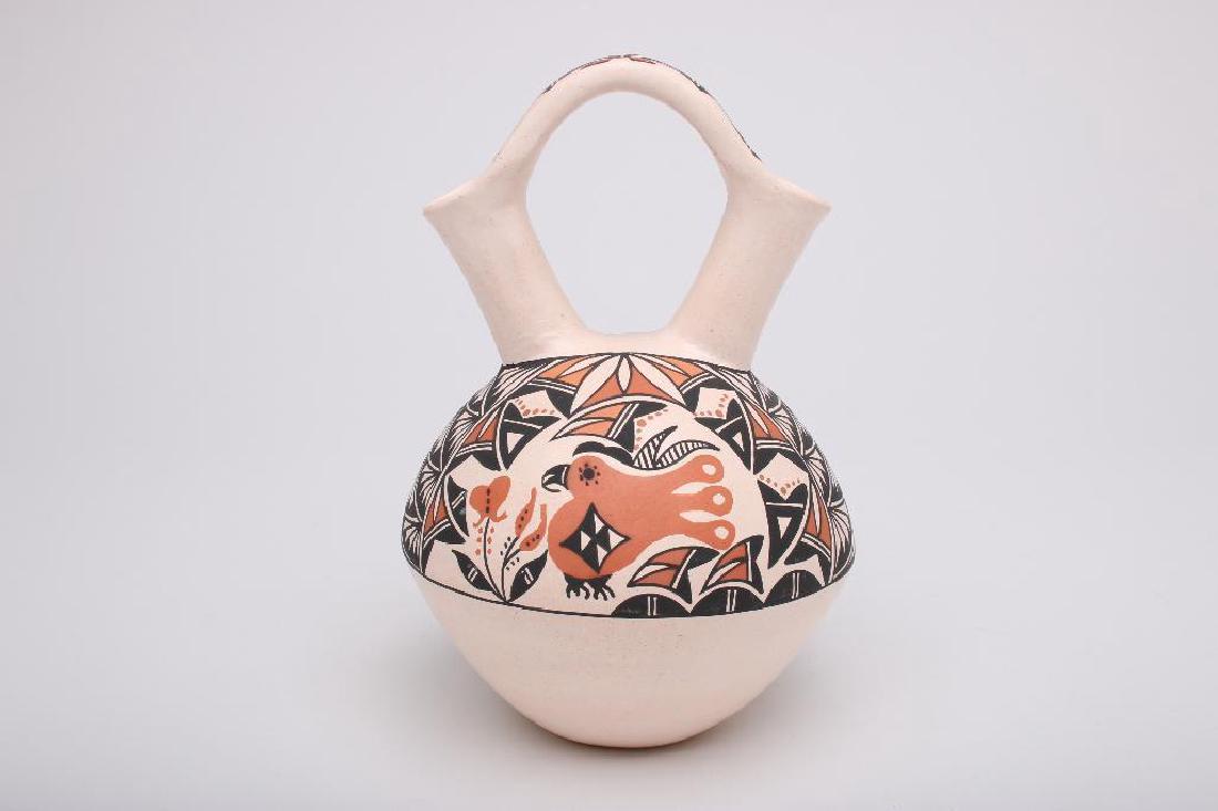 Yolanda Trujillo Acoma Pueblo Pottery Wedding Pitcher (1 of 8)
