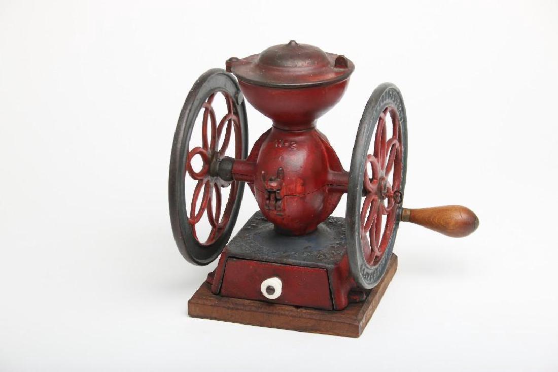 Early Enterprise Mini Red Coffee Grinder Baby No 2 1873 (1 of 5)