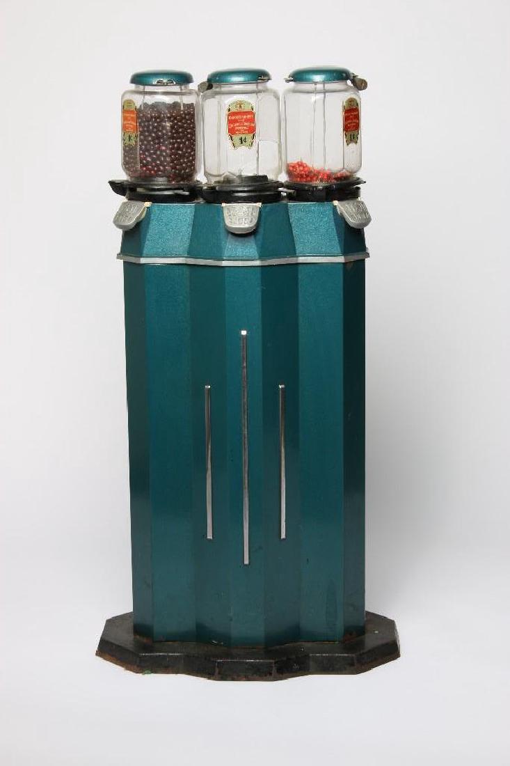 Columbus Triple Nut Candy with Stand Teal and Chrome (1 of 6)