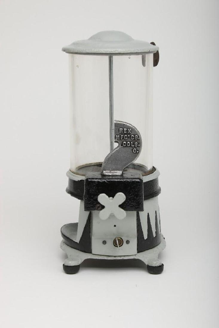 Hance Rex Cylinder Glass Vending Machine Candy Nut (1 of 2)