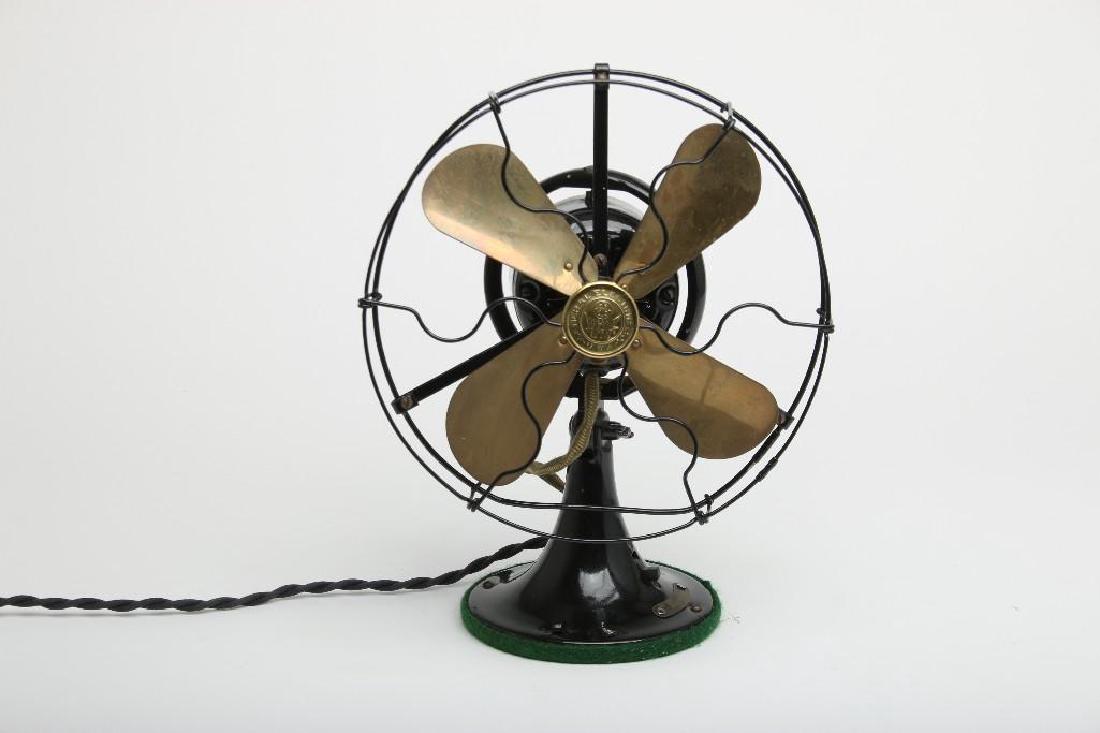Antique General Electric GE Whiz Brass Blade Fan Black (1 of 4)
