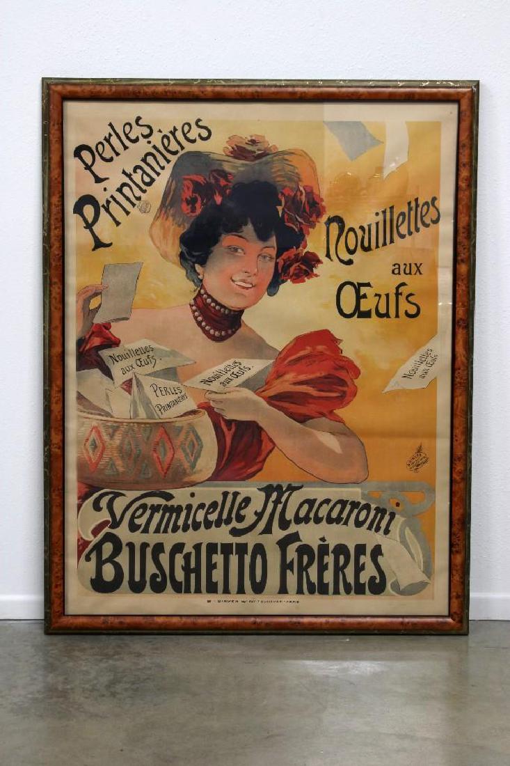 Vermicelle Macaroni French Poster B. Sirven Toulouse (1 of 4)