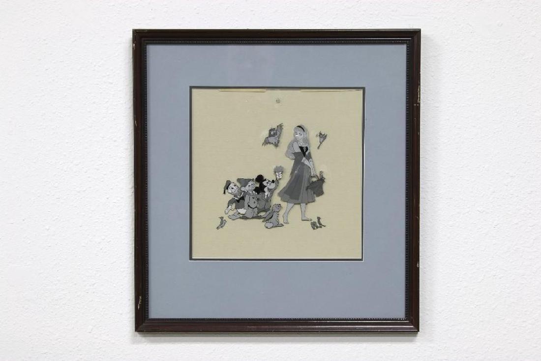 Disney Animation Cel Sleeping Beauty Mickey Donald (1 of 2)