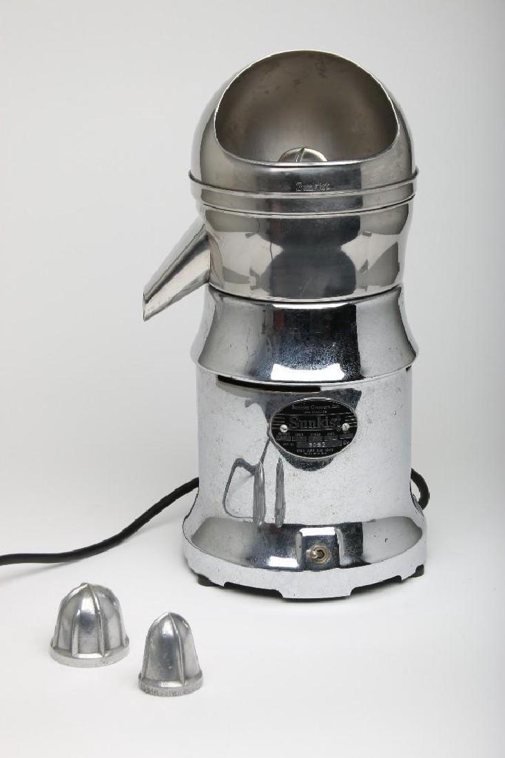 Vintage Chrome Finish Industrial Sunkist Juicer