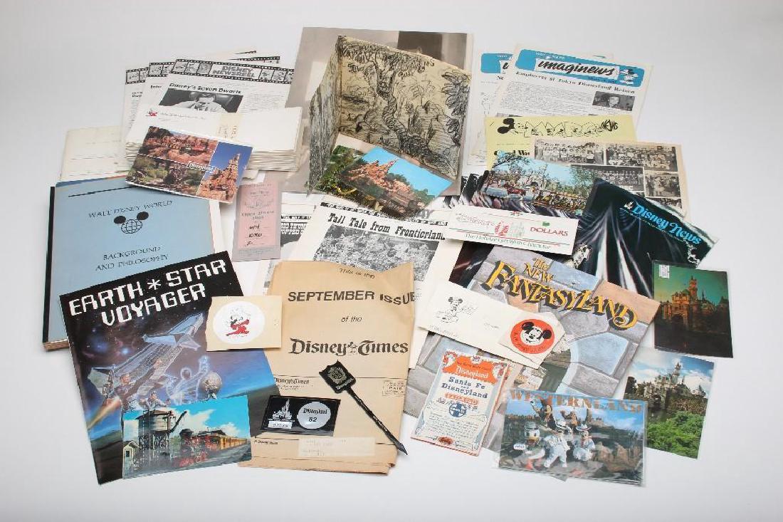 Mixed Disneyland Imagineering Lot + Sketch 1970s 1980s (1 of 1)