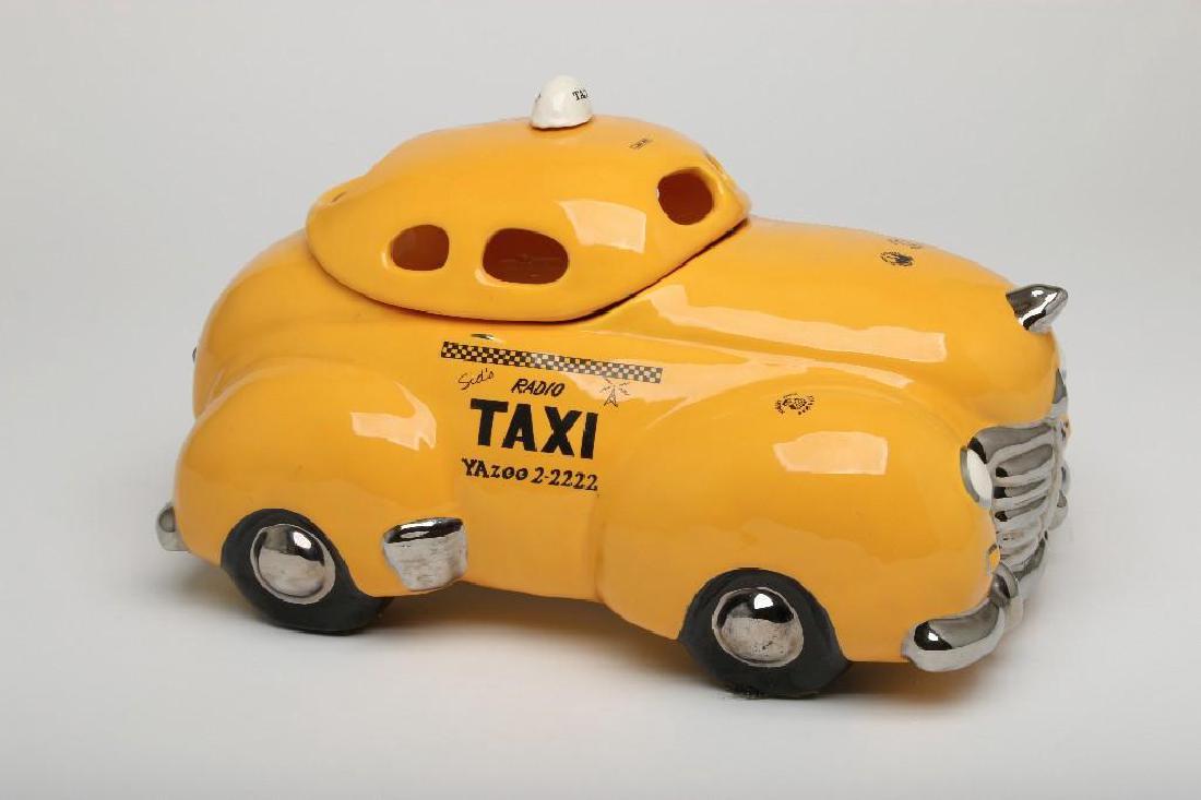 Glenn Appleman Sid's Radio Taxi Ceramic Cookie Jar
