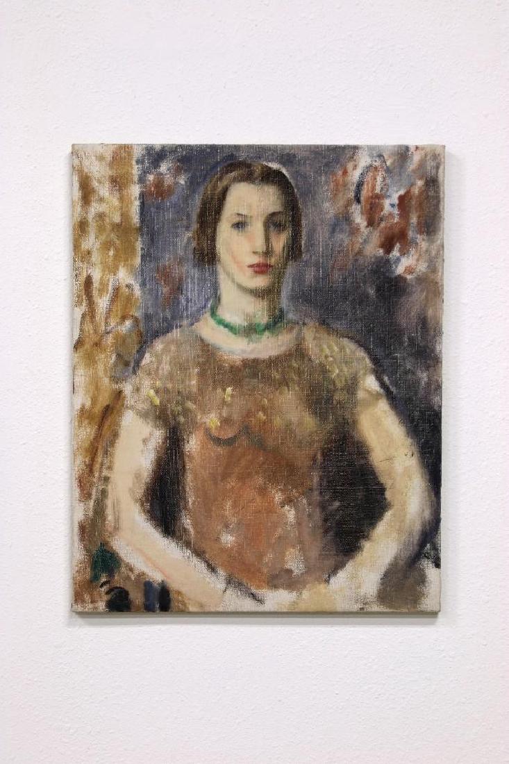 Eugene E. Speicher New York Female Portrait Painting (1 of 3)