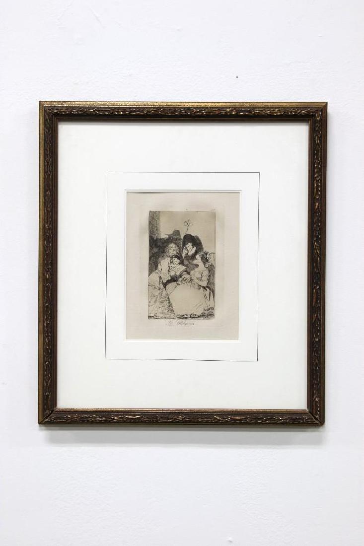 Francisco De Goya La Filiacion Etching Los Caprichos (1 of 4)