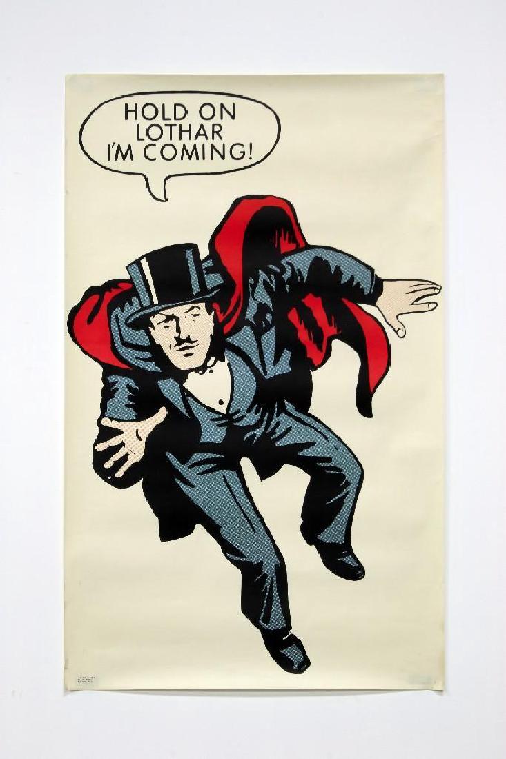 Lee Falk 1965 Book Guild Poster Mandrake Magician (1 of 2)