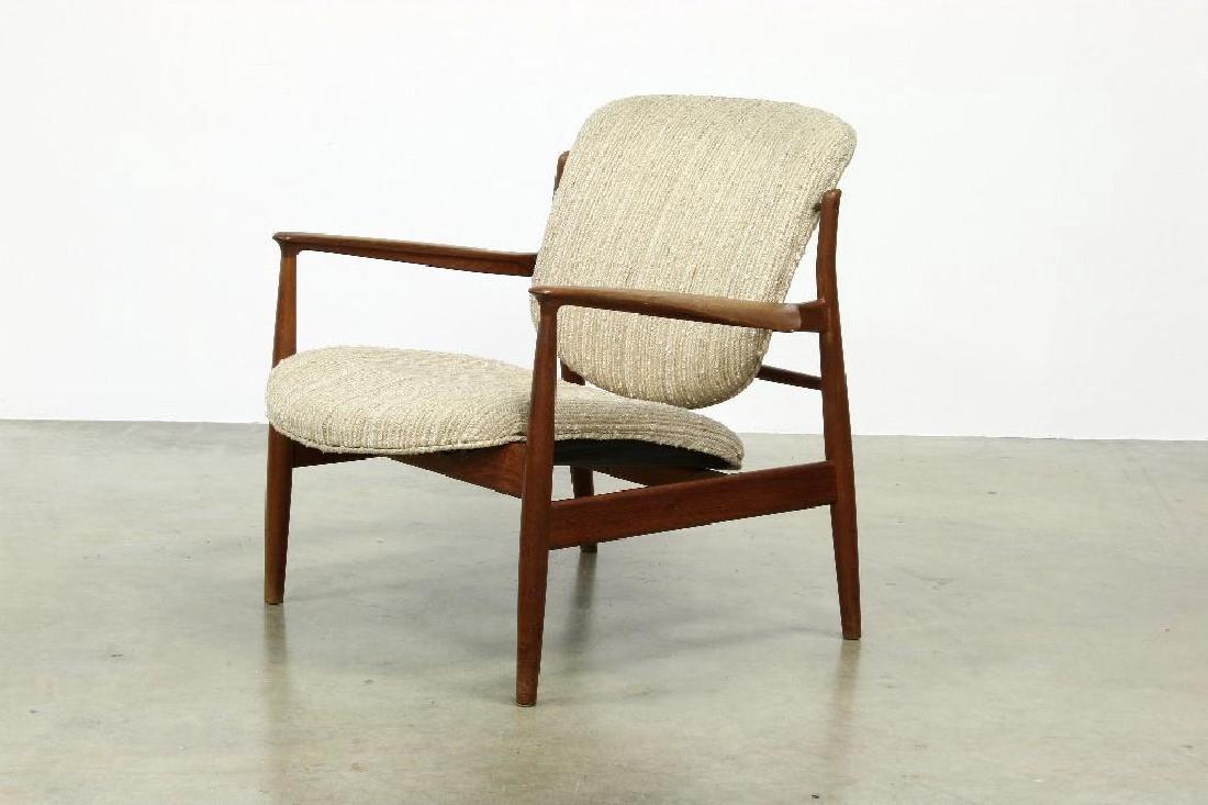 MCM Finn Juhl FD 136 Teak France & Daverkosen Chair (1 of 4)