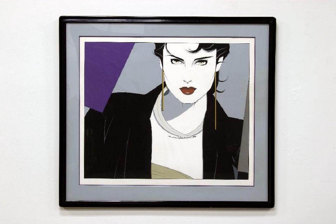 Patrick Nagel Michelle Limited A/P Print Signed Framed (1 of 3)