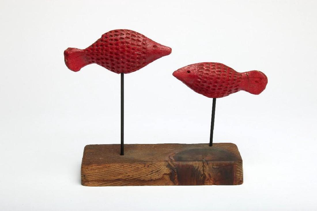 Doyle Lane MCM Studio Pottery Fish Sculpture Red Fish (1 of 5)