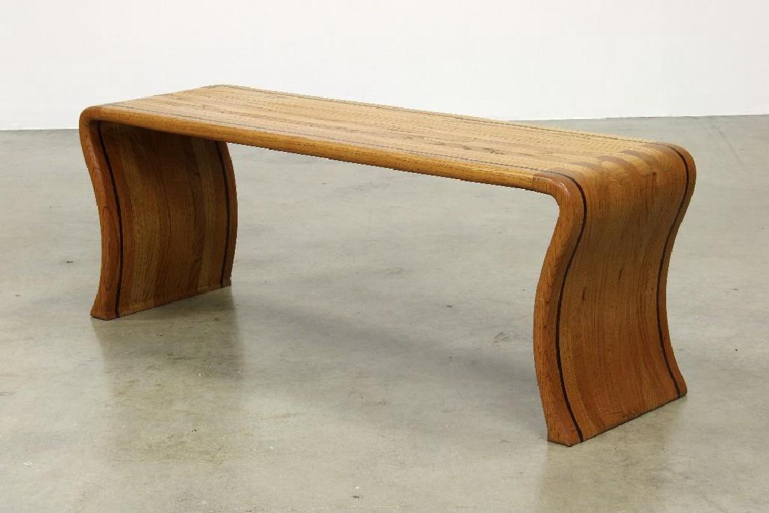 James Rannefeld Jawar Studio Laminate Wood Ribbon Bench (1 of 4)