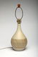 Martz MCM Cream Table Lamp With Etched Design Base