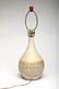 Martz MCM Cream Table Lamp With Etched Design Base - 2