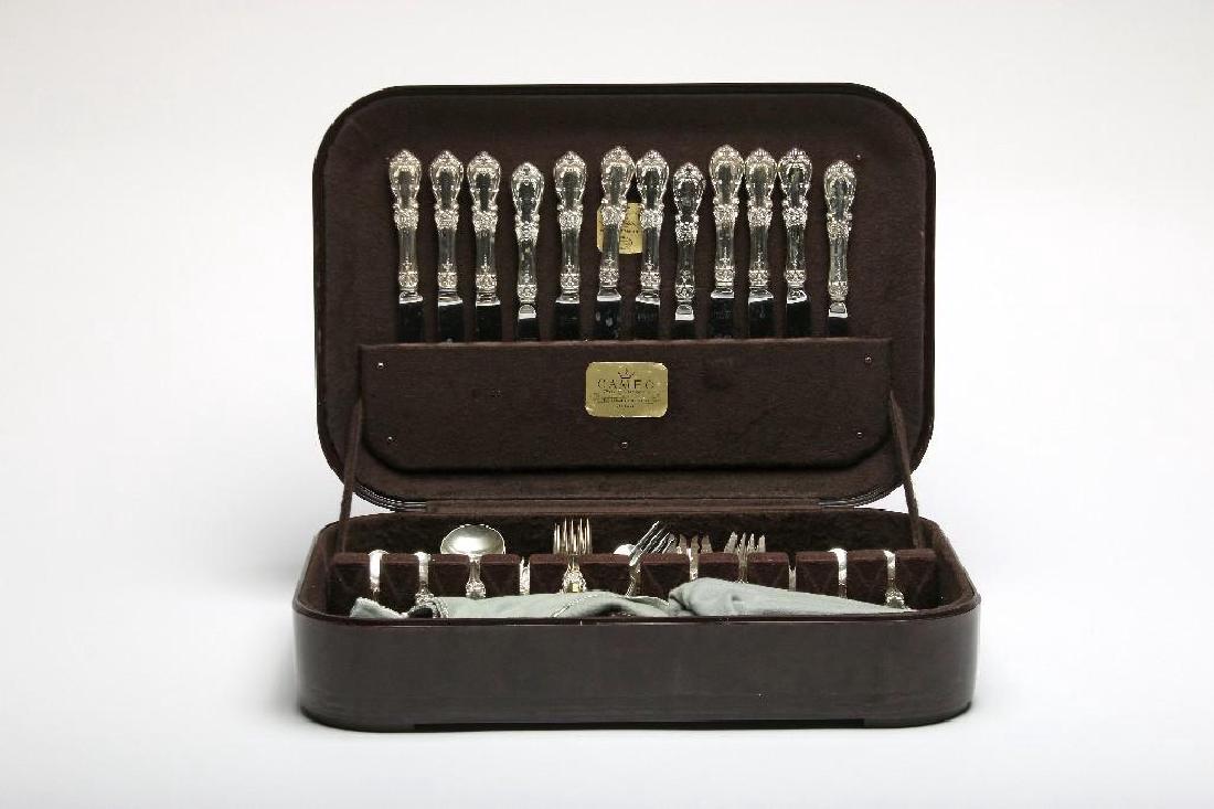 Reed & Barton Burgundy Sterling Silver Flatware 113 Pc (1 of 7)