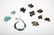 61 Doyle Lane Ceramic Handmade Bead Necklace Bead Lot