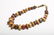 Doyle Lane Ceramic Handmade Bead Necklace Matte Browns - 3