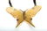 Group Art Nouveau Carved Horn Jewelry Necklace + Pins - 3