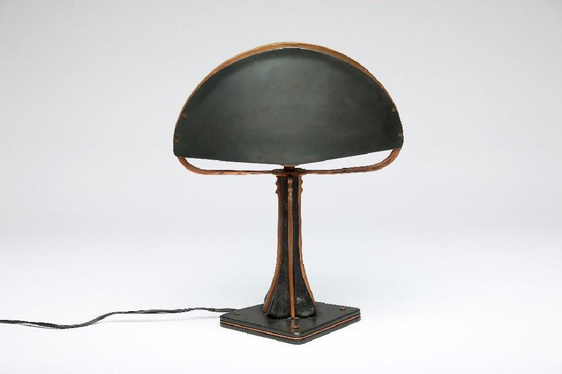 Copper Iron Artisan Lighting Napleon Hat Lamp (1 of 5)
